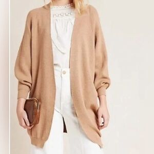 Anthropologie Akemi + Kin Petra Cardigan Sweater in Honey  One Size